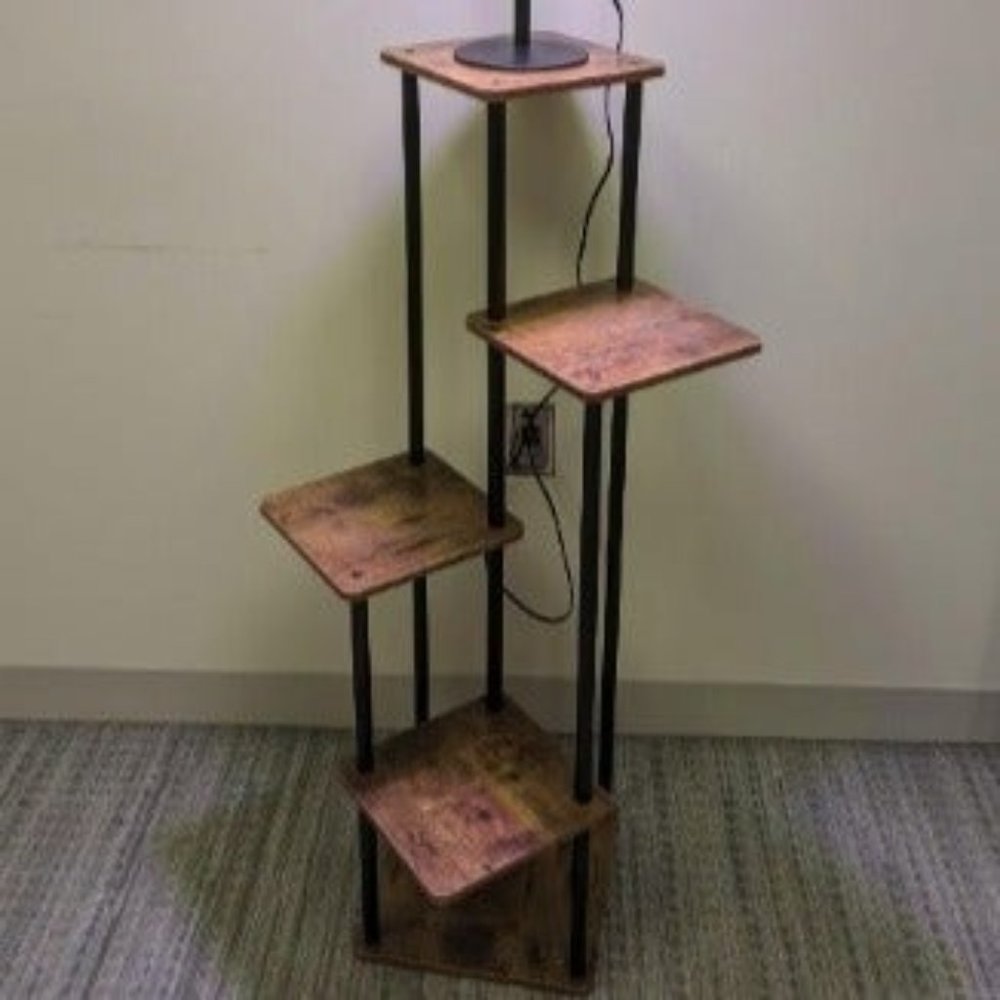 Plant Stand 5 Tier Indoor Metal Flower Shelf for Multiple Plants Corner Plant